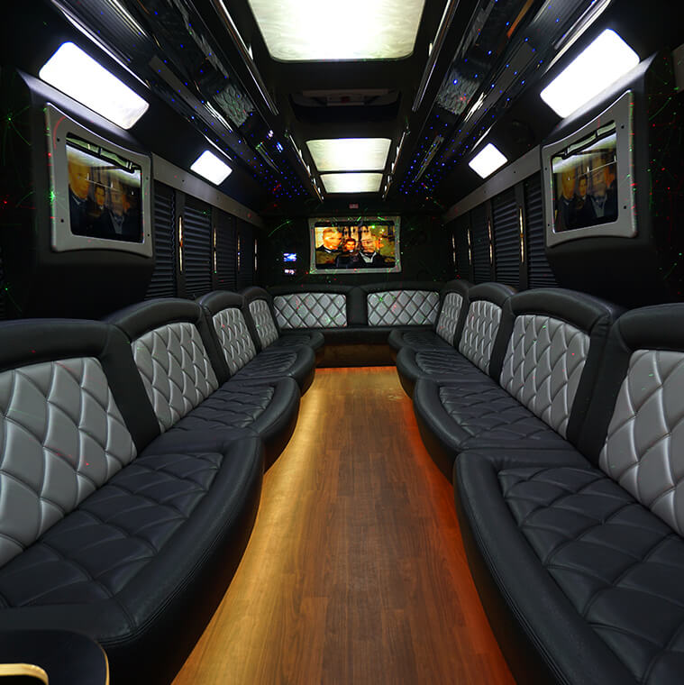 luxury Seattle limo bus